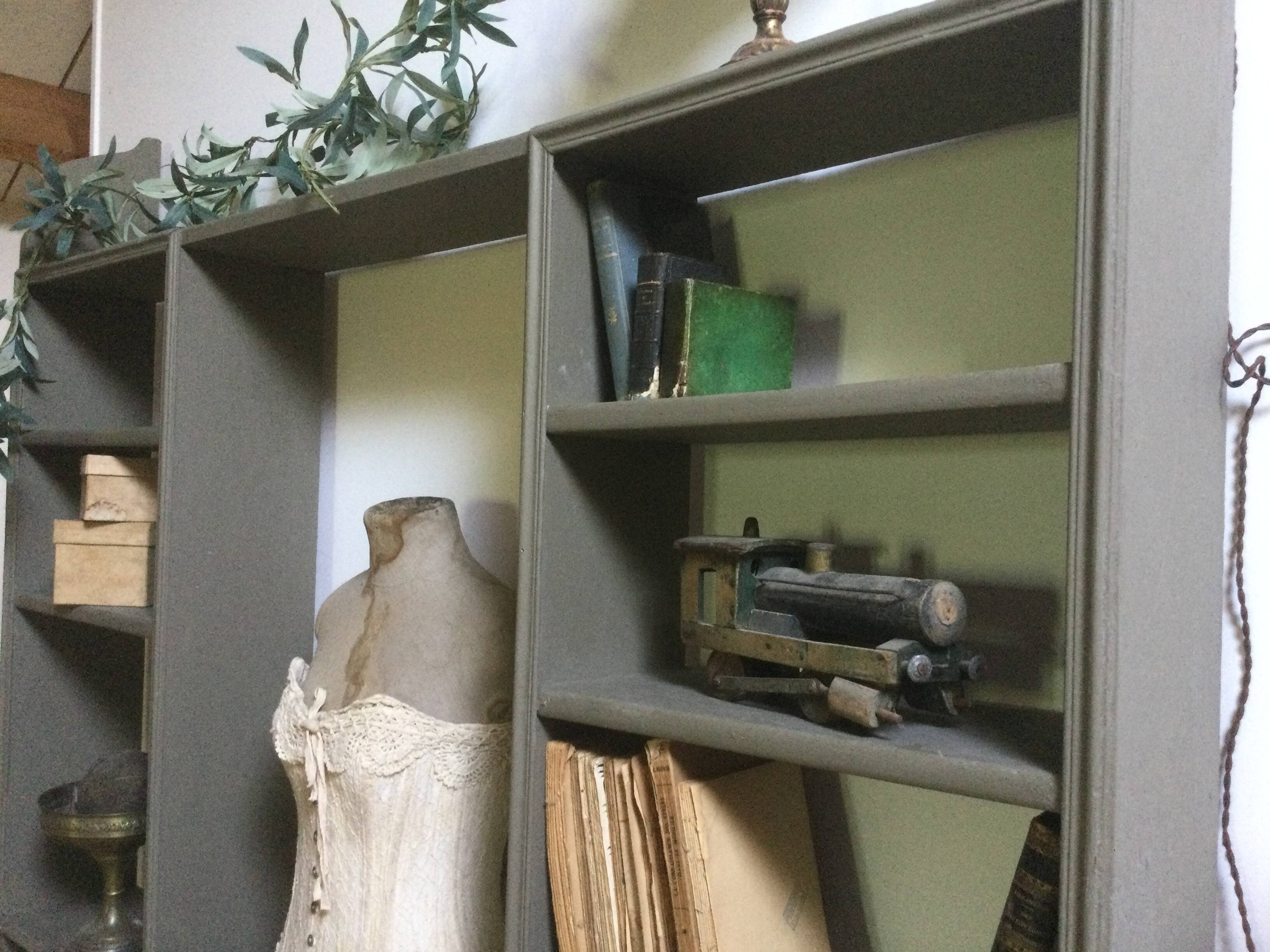 Large antique wall shelf