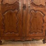 Louis XV walnut wardrobe - 18th century