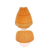 Fauteuil pivotant vintage Artifort F588 avec ottoman – Design Harcourt