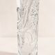Vase Art Déco en cristal gravé vintage