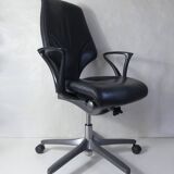 Vintage design Giroflex 64 leather office chair