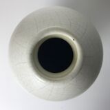 White enamelled vase