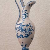 Aiguière en faience de Martres-Tolosane décors Moustier