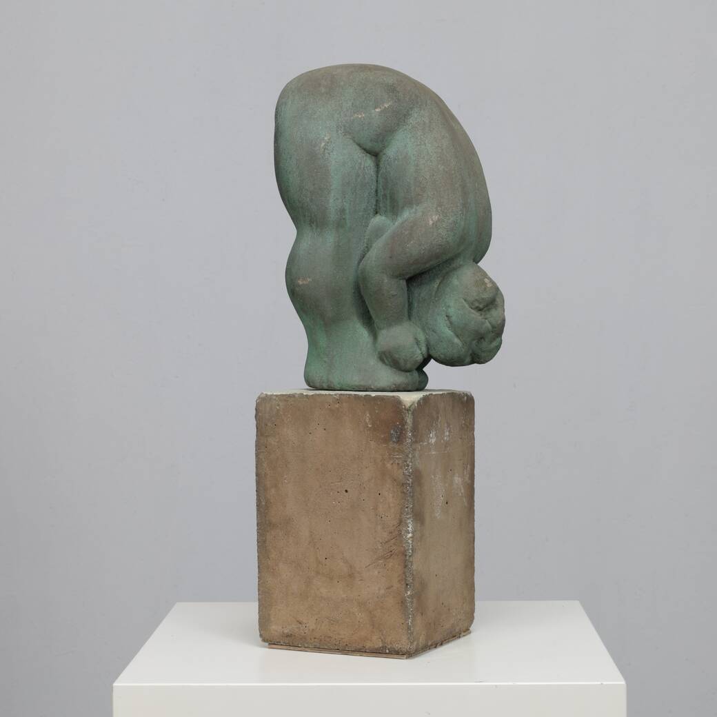 Figurative female sculpture by Francine Govers, 1990s