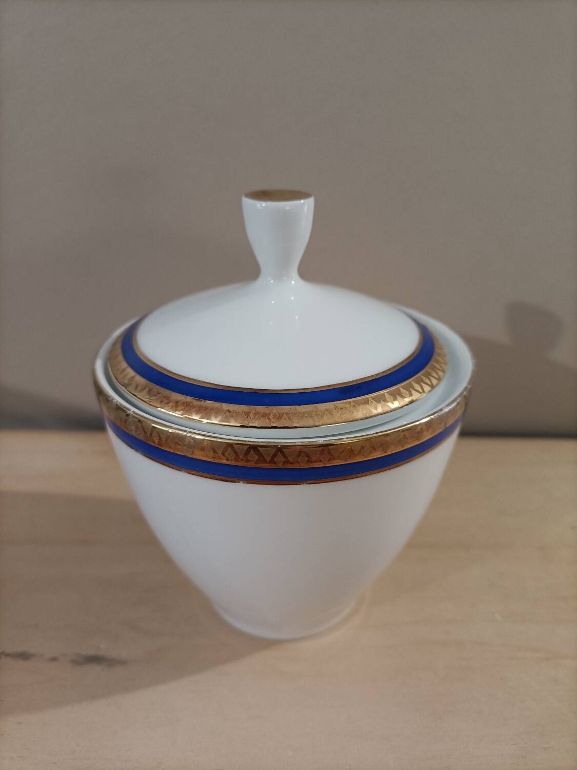 Retro sugar bowl Hertel Jacob Bavaria Germany