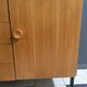 Blond wood sideboard cabinet 1970s