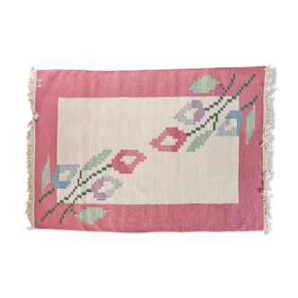 Tapis vintage scandinave signé 195x137cm