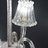 Luxury Art Decò Barovier e Toso Chandelier, Murano "Bubble" Glass, 1950s