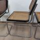 Trio de chaises par marcel breuer modele b 32