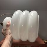 Seventies white opaline suspension