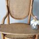 High canne chair
