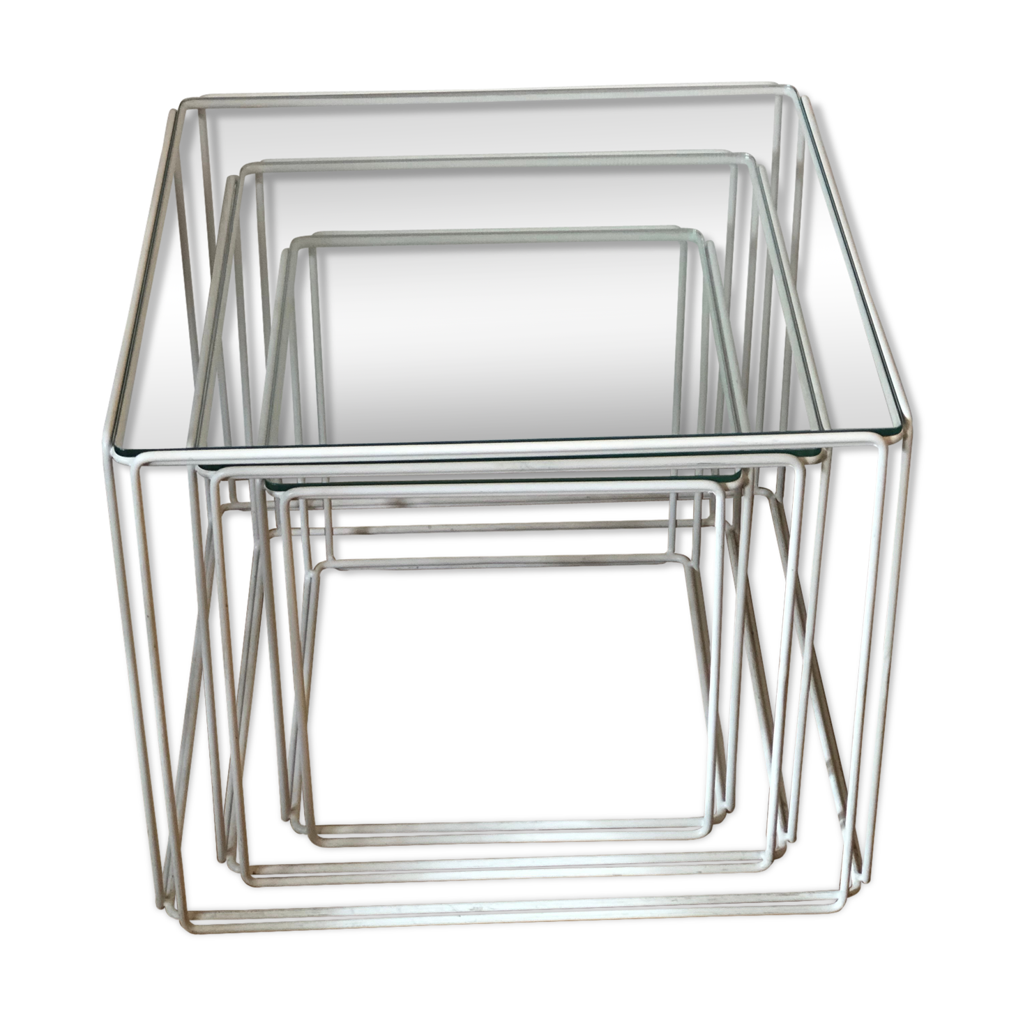 Tables gigognes de Max Sauze années 70