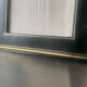 Antique black leather  with gilding frame measurements 19 cm x 15 cm