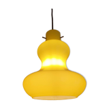 Suspension en opaline jaune 1960