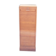 Storage cabinet locker with old wooden curtain