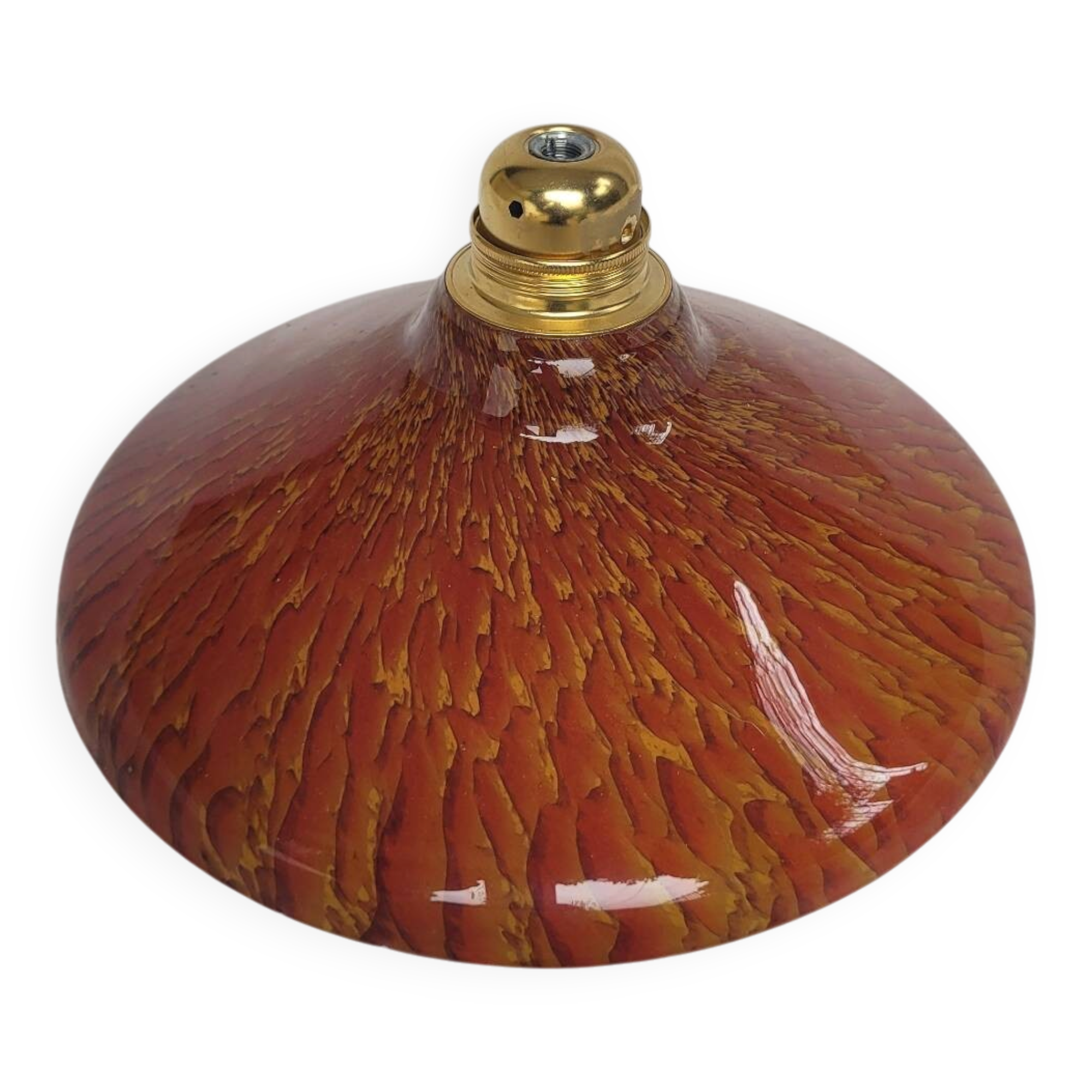 Spotted blown glass pendant – 1960s-1970s