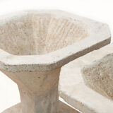 Set of 2 concrete cups