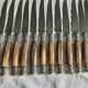 Set of twelve Art Nouveau dessert knives