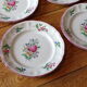 4 dessert plates Lunéville Kg street lamp