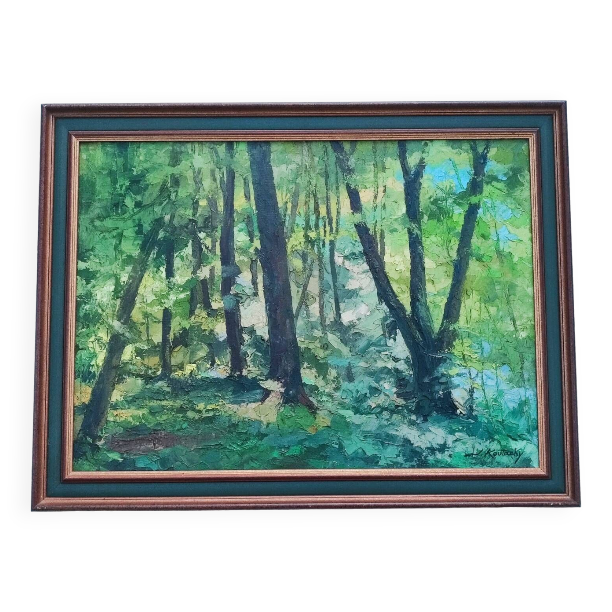 Peinture à l'huile de Joseph Koutachy