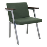 Vintage Armchair in Wool and Chrome by Martin Visser for t' Spectrum, 1960s