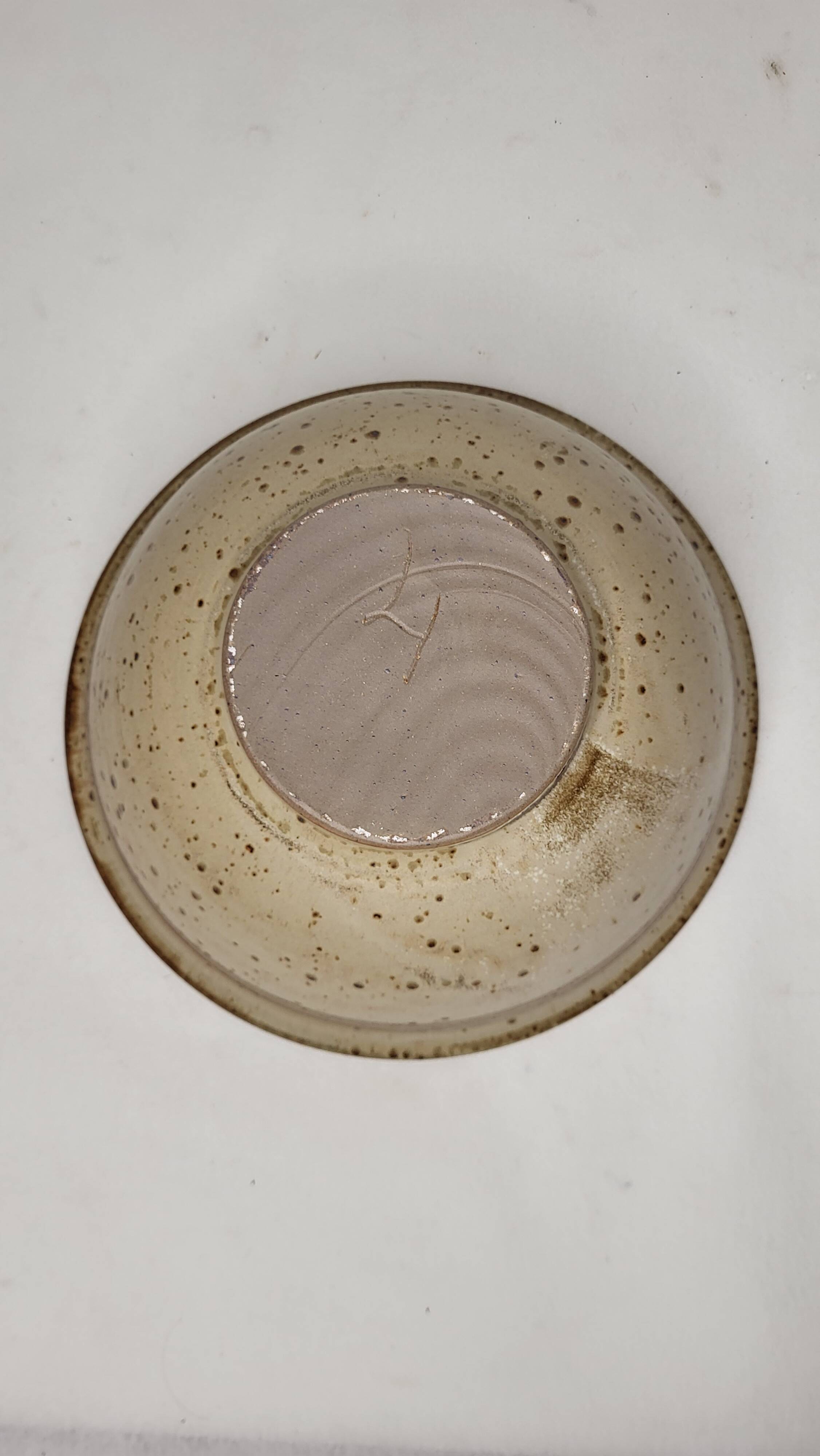 Pyrite stoneware salad bowl