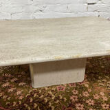 Travertine coffee table from the 70s