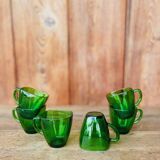 6 vintage Vereco coffee cups
