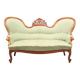 Neo-Rococo Sofa — 18th/20th Century Style — Carved Wooden Details — W 164 c