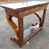 Cherry wood console from the 1830s