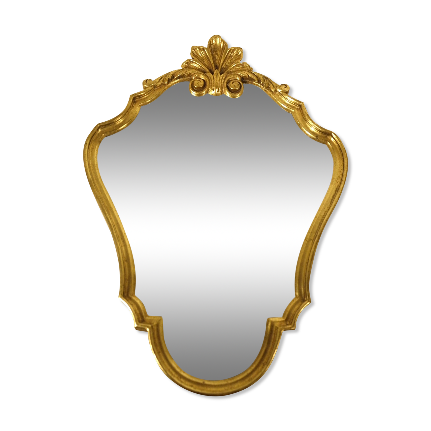 Mirror with gilded frame 60 x 43 cm