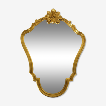 Mirror with gilded frame 60 x 43 cm