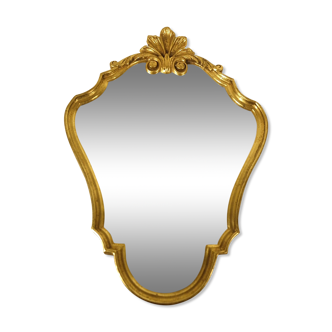 Mirror with gilded frame 60 x 43 cm