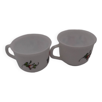 2 arcopal cups