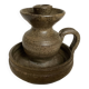 Handmade candle holder van gompel ceramist