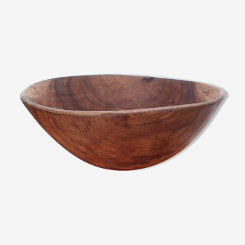 Wooden bowl culbuto