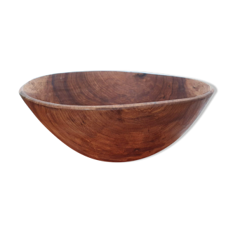 Wooden bowl culbuto