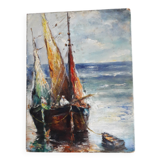 Old oil painting