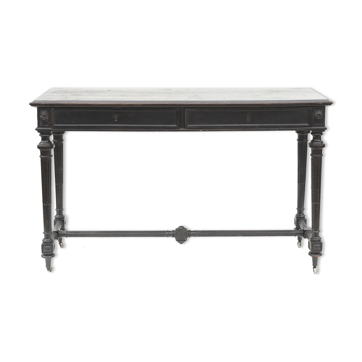 Black laqué wooden console
