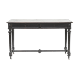 Black laqué wooden console