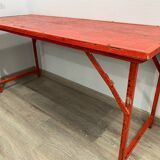 Old vintage industrial table