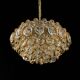 Lustre en laiton doré par Palwa Allemagne, années 1970