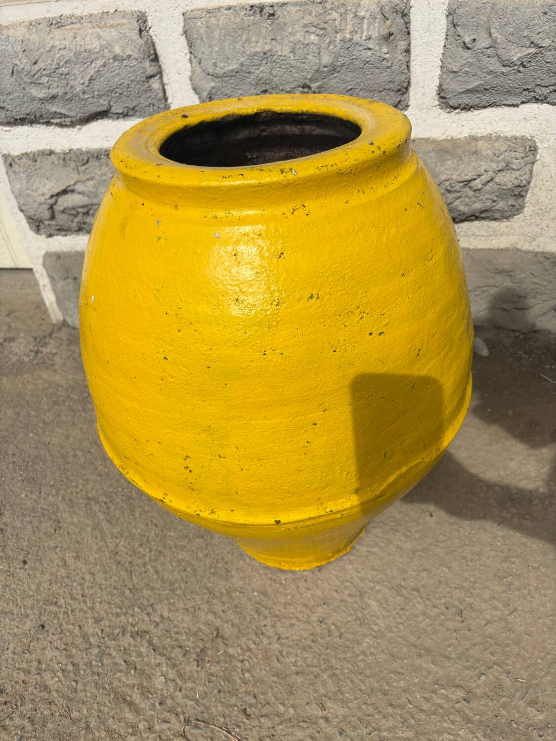 Spanish terracotta pottery jar