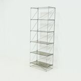 Large Minimalist Bookcase Model Isocele by Max Sauze 1970s
