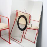 large decorative relief mirror 1980