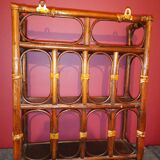 Rattan shelf