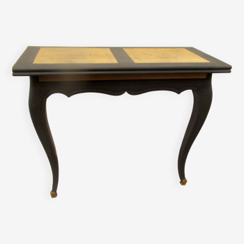 Louis XV style console (manufactured circa 1900), painted and natural wood