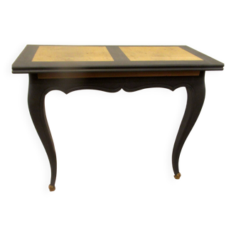 Louis XV style console (manufactured circa 1900), painted and natural wood