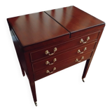 Solid mahogany men's dressing table