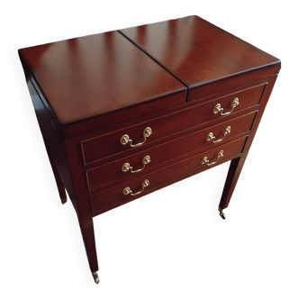 Solid mahogany men's dressing table